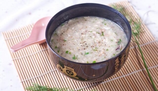 03 Cách nấu cháo gà ác cho bé vừa dễ ăn, vừa thơm ngon, bổ dưỡng 4 cach-nau-chao-ga-dau-xanh