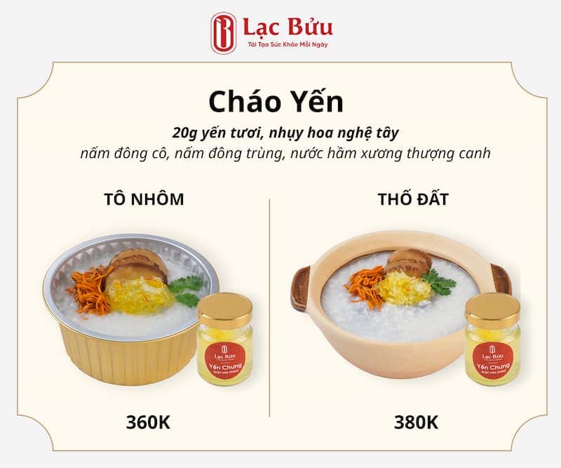 Cháo Yến Tươi 1