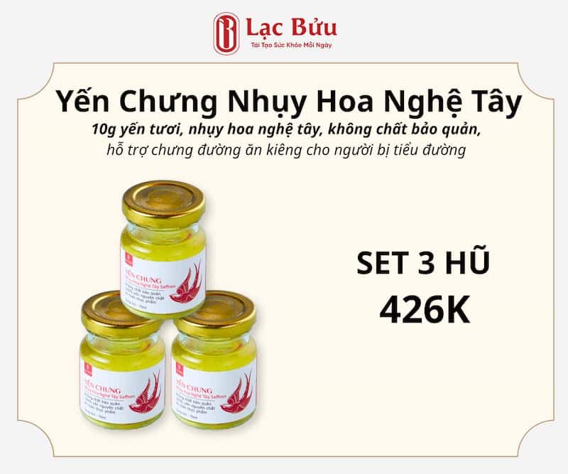 Yến Chưng Nhụy Hoa Nghệ Tây 2