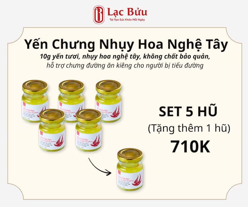 Yến Chưng Nhụy Hoa Nghệ Tây 3