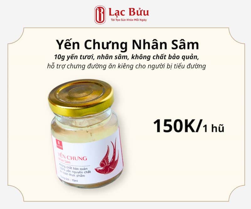 Yến Chưng Nhân Sâm 1