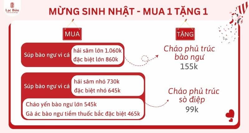 Ưu đãi Mua 1 Tặng 1! ? Mừng Sinh Nhật Lạc Bửu 1