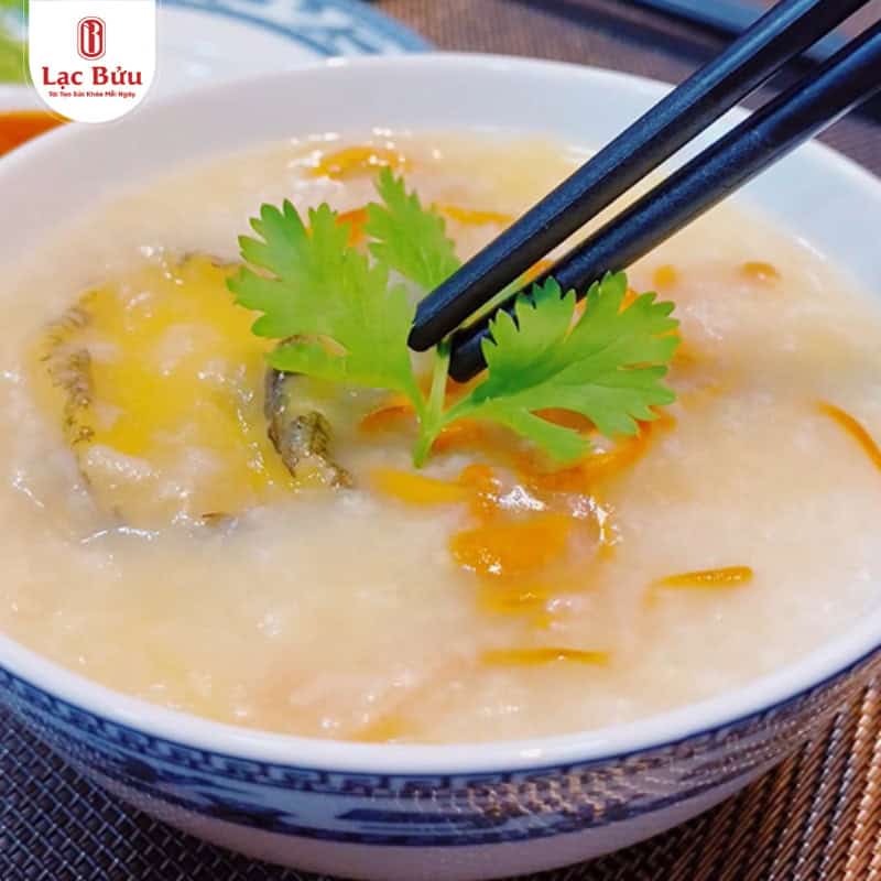 cặp đôi Lạc Bửu song bảo cháo bào ngư 3