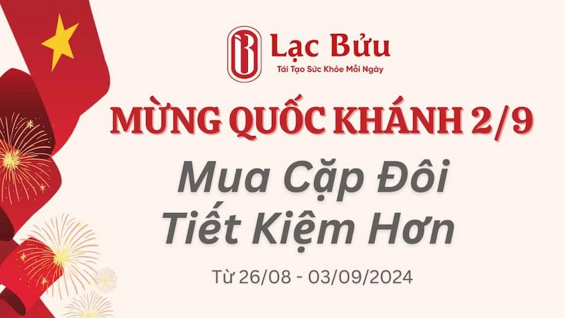 Mừng Quốc Khánh 2/9 | Mua Cặp Đôi Tiết Kiệm Đến 171k 1