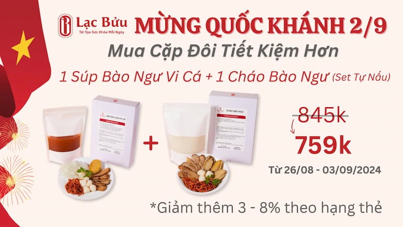 Mừng Quốc Khánh 2/9 | Mua Cặp Đôi Tiết Kiệm Đến 171k 9
