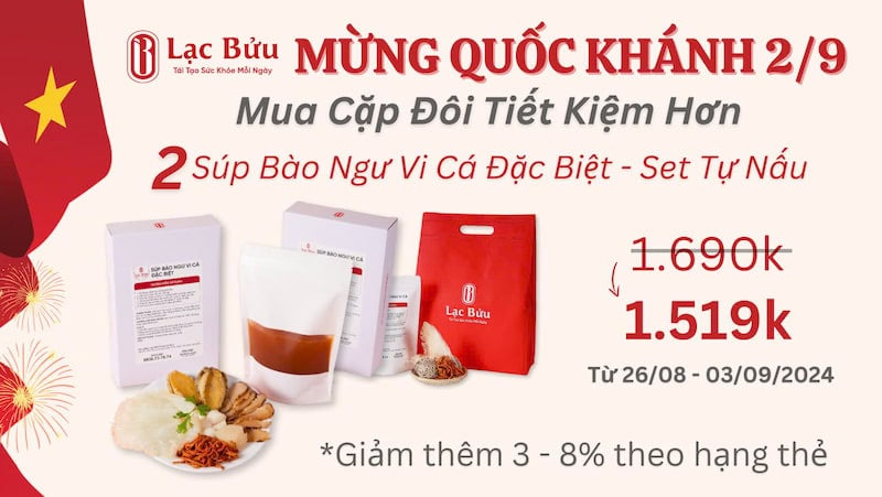 Mừng Quốc Khánh 2/9 | Mua Cặp Đôi Tiết Kiệm Đến 171k 7