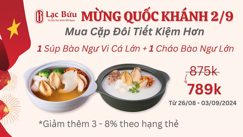 Mừng Quốc Khánh 2/9 | Mua Cặp Đôi Tiết Kiệm Đến 171k 4