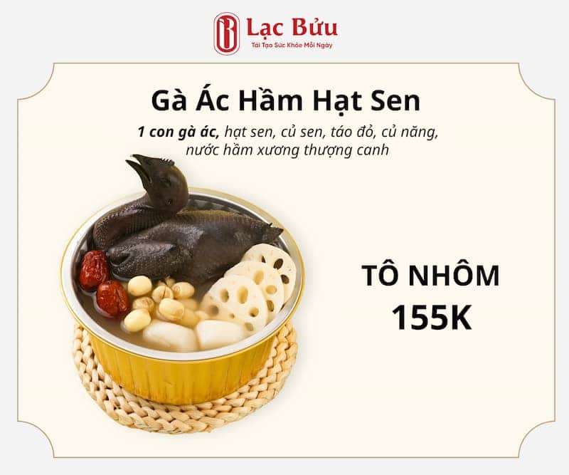 Gà Ác Hầm Hạt Sen 1